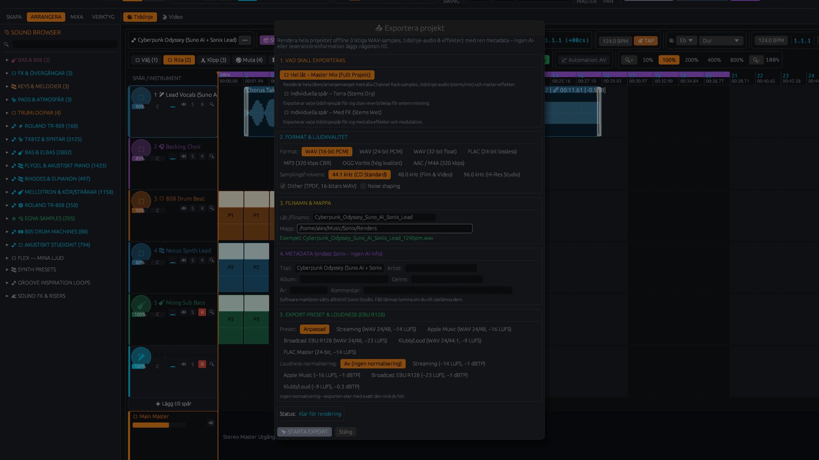 The render queue