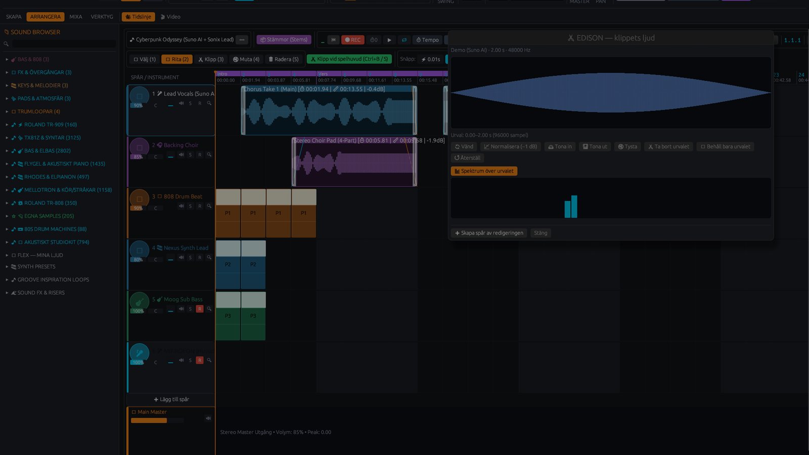 Edison, the clip editor